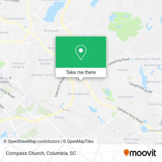 Compass Church map