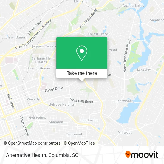 Alternative Health map