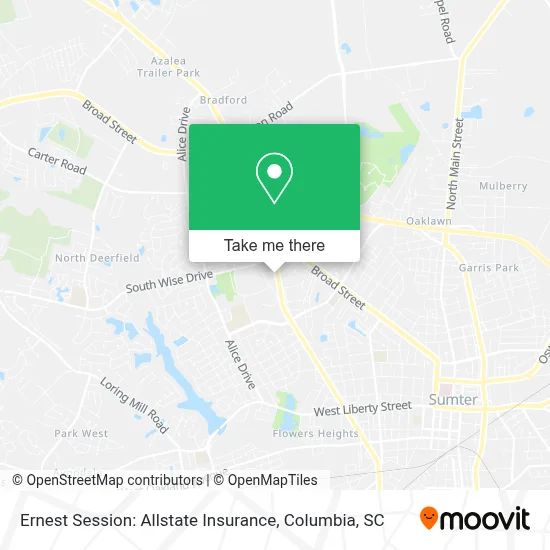 Ernest Session: Allstate Insurance map
