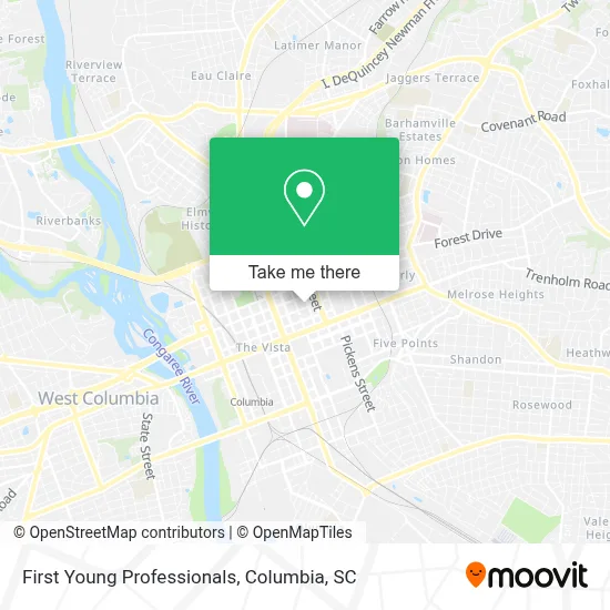 First Young Professionals map