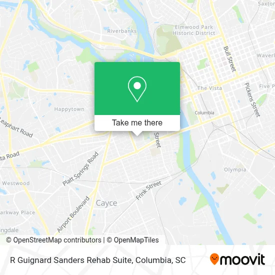 R Guignard Sanders Rehab Suite map