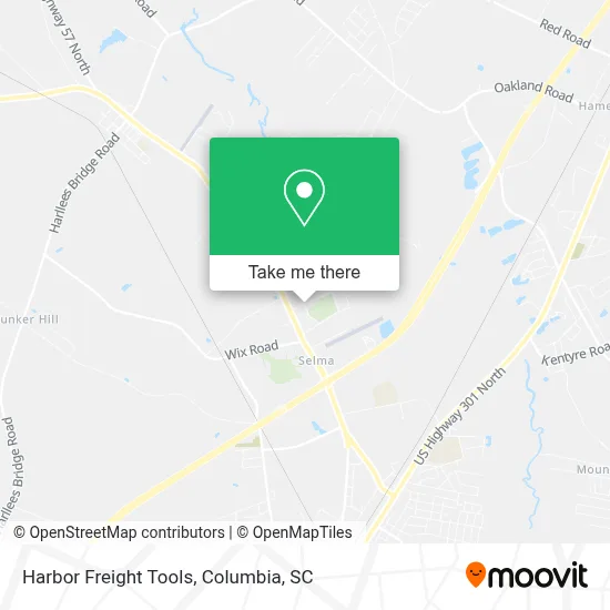 Harbor Freight Tools map