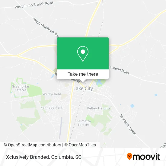 Xclusively Branded map