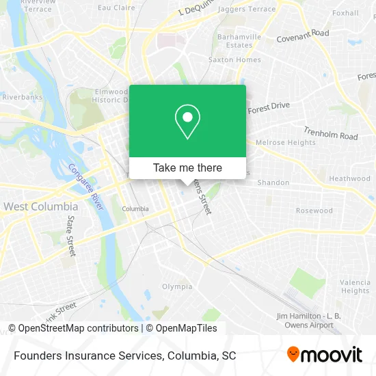 Founders Insurance Services map