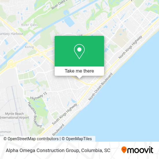 Alpha Omega Construction Group map