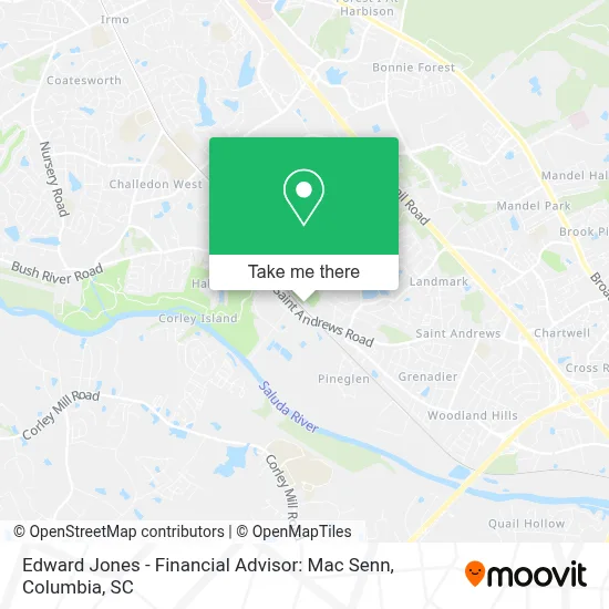 Edward Jones - Financial Advisor: Mac Senn map