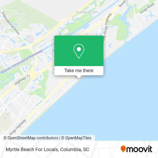 Myrtle Beach For Locals map
