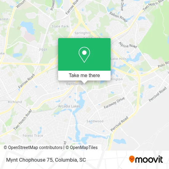 Mynt Chophouse 75 map
