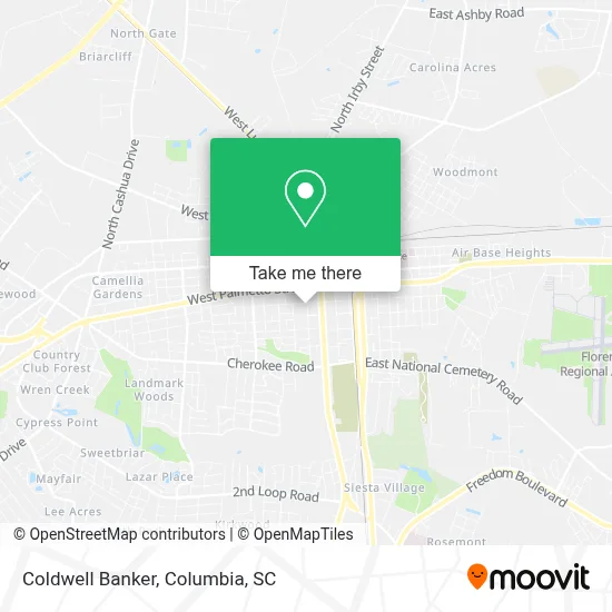 Coldwell Banker map