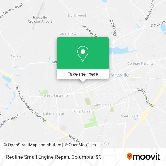 Redline Small Engine Repair map