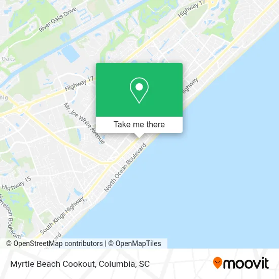 Myrtle Beach Cookout map