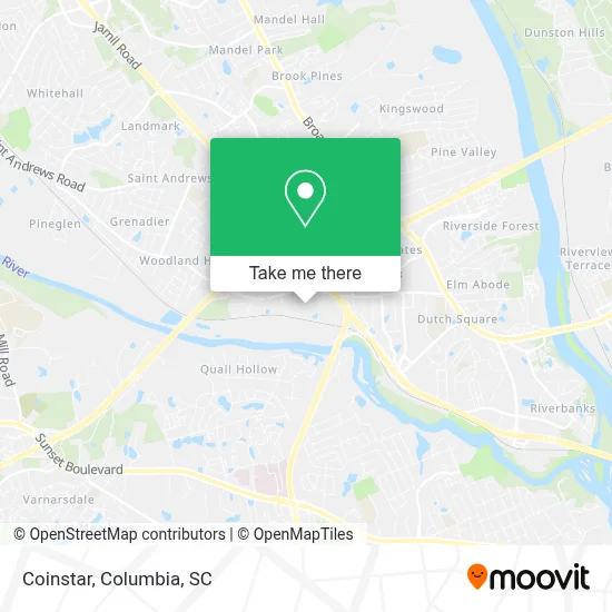 Coinstar map