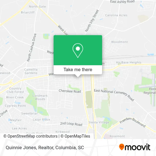 Quinnie Jones, Realtor map