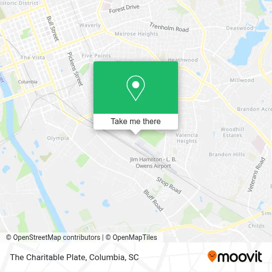 The Charitable Plate map