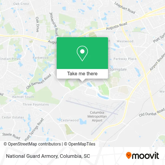 National Guard Armory map