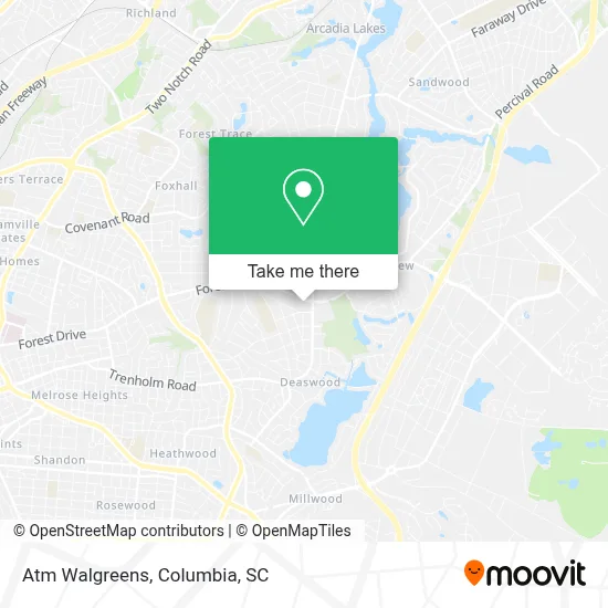 Atm Walgreens map
