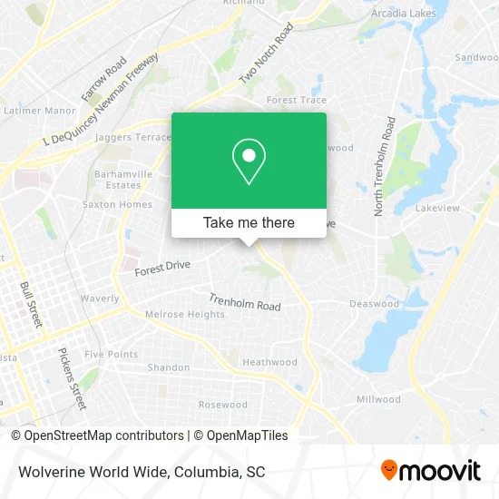 Wolverine World Wide map