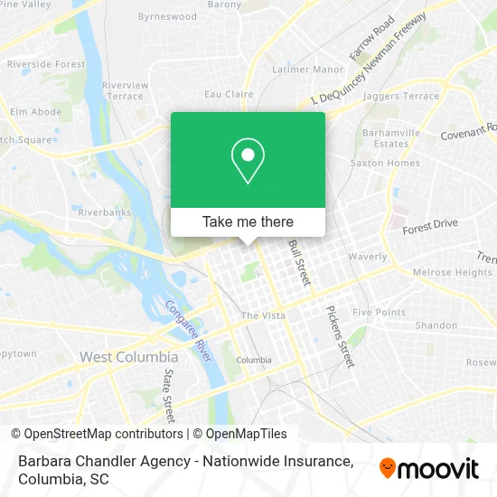 Barbara Chandler Agency - Nationwide Insurance map