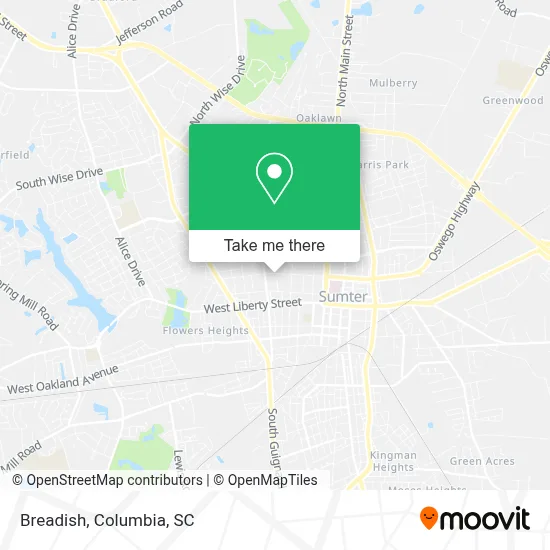 Breadish map
