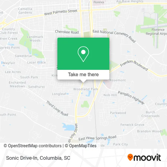 Sonic Drive-In map