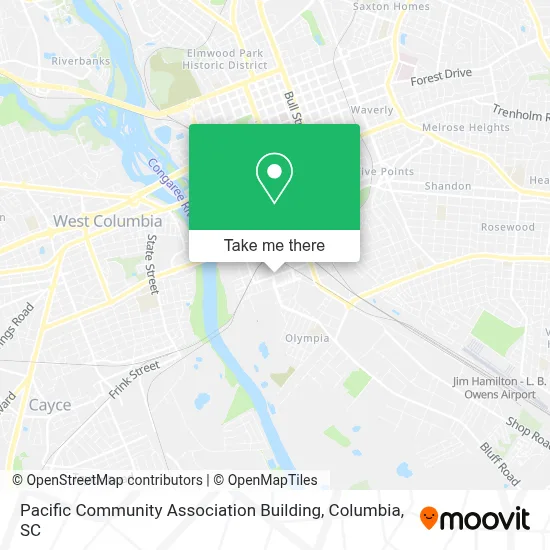 Pacific Community Association Building map