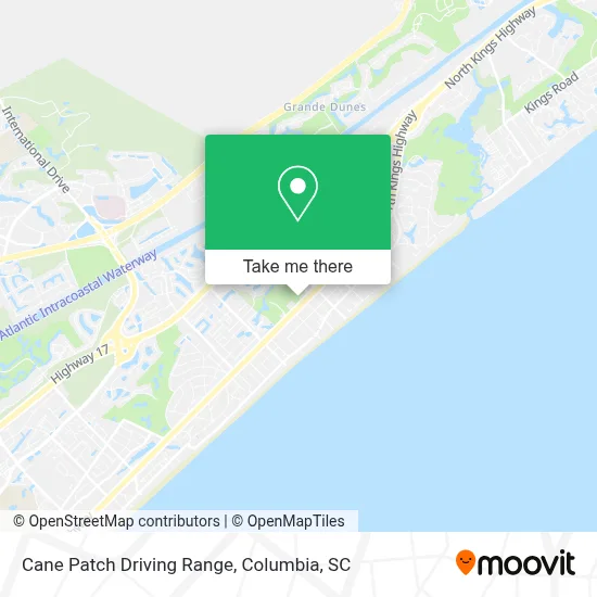 Cane Patch Driving Range map