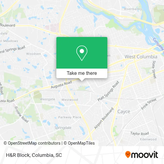 H&R Block map