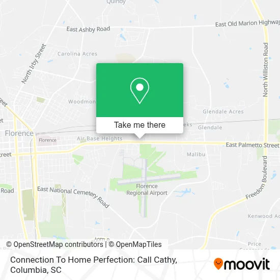 Connection To Home Perfection: Call Cathy map