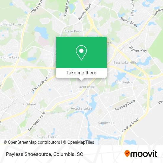Payless Shoesource map