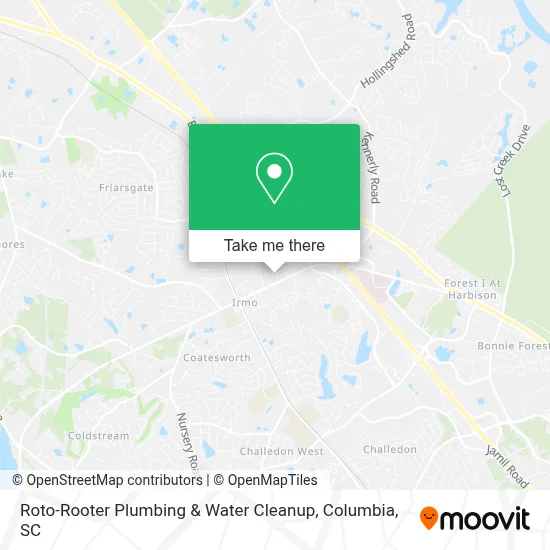 Roto-Rooter Plumbing & Water Cleanup map