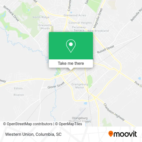 Western Union map