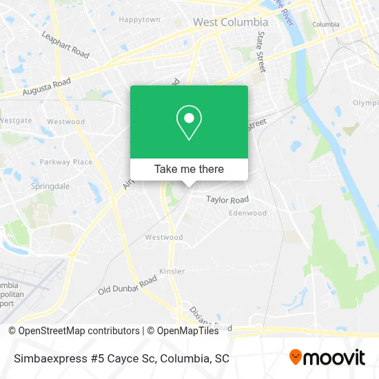 Simbaexpress #5 Cayce Sc map