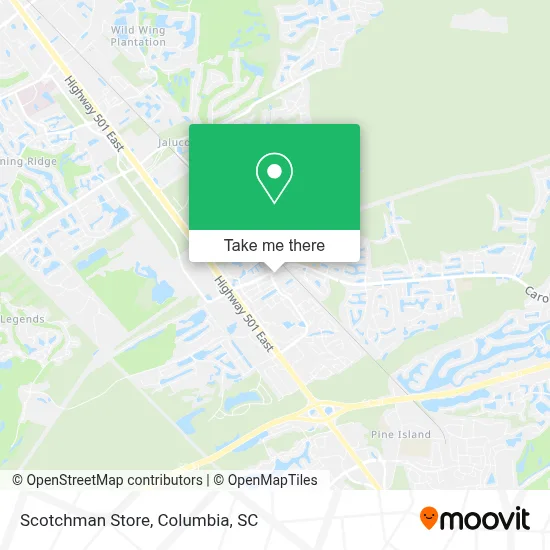 Scotchman Store map