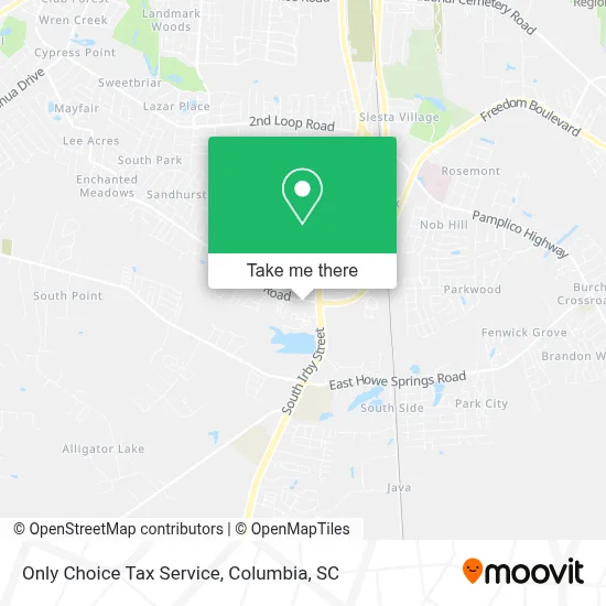 Only Choice Tax Service map