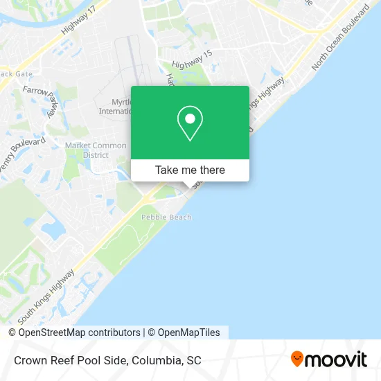 Crown Reef Pool Side map