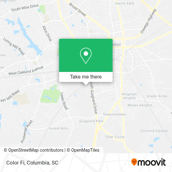 Color Fi map