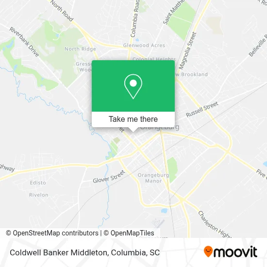 Coldwell Banker Middleton map