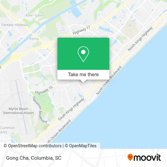 Gong Cha map