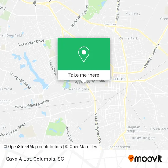 Save-A-Lot map