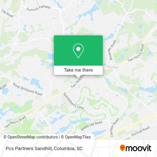 Pcs Partners Sandhill map