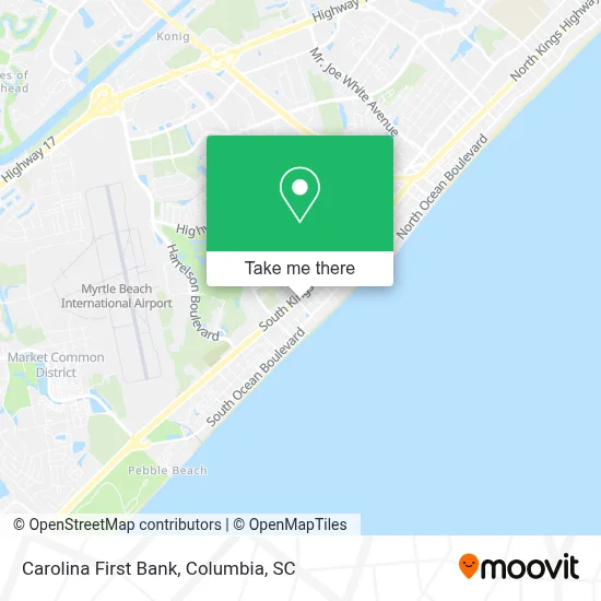 Carolina First Bank map