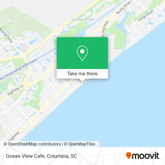 Ocean View Cafe map