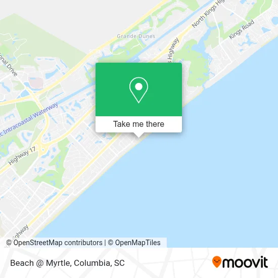 Beach @ Myrtle map