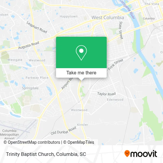 Trinity Baptist Church map