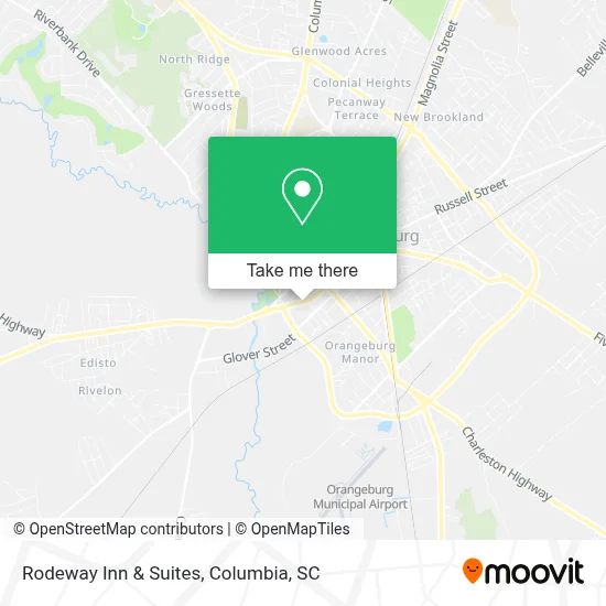 Rodeway Inn & Suites map