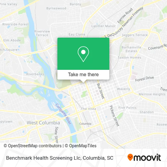 Benchmark Health Screening Llc map