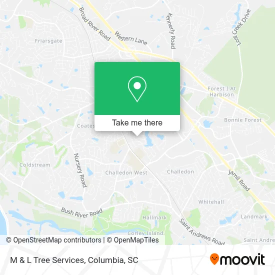 M & L Tree Services map