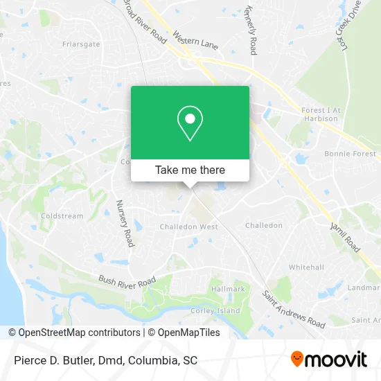 Pierce D. Butler, Dmd map