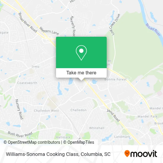 Williams-Sonoma Cooking Class map