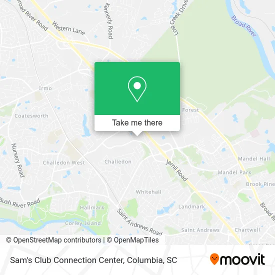 Sam's Club Connection Center map